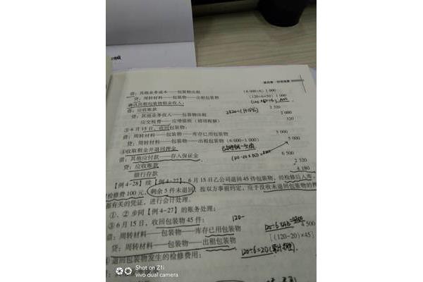包装物租金