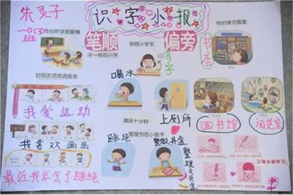 识字小报二年级