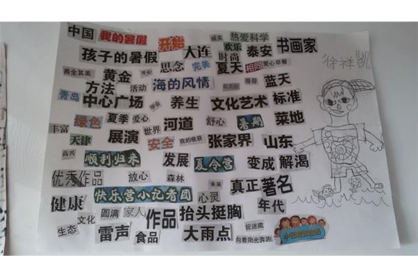 识字小报二年级