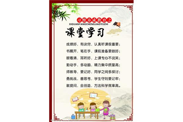 课堂纪律要求