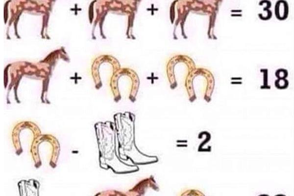 有趣的数学题