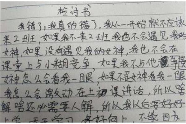 家长检讨书