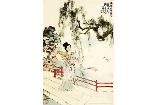 黛玉葬花的故事