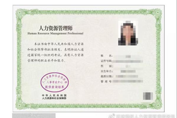人力资源一级