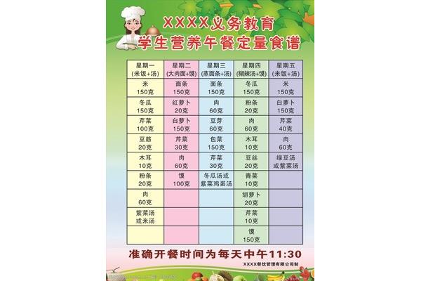 午餐食谱大全