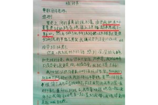 家长检讨书