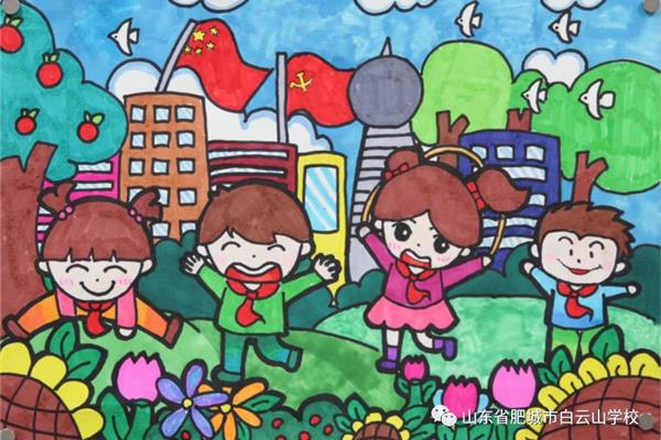 我的校园绘画
