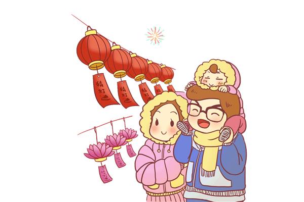 元宵创意画