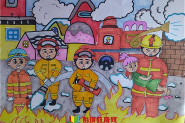 安全绘画作品
