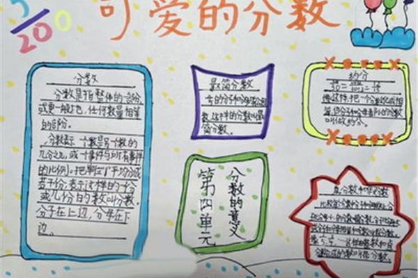 神奇的数学手抄报