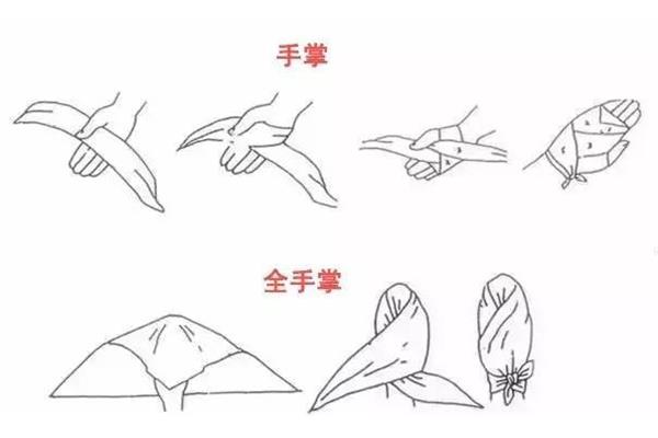 三角巾包扎