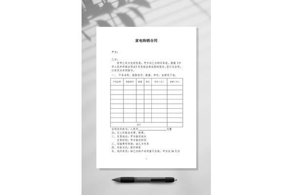 购销合同样本