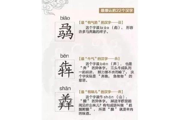 史上最难的汉字