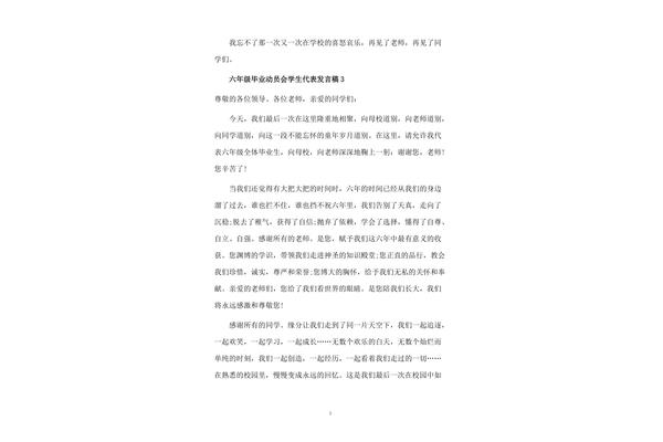 大会发言稿