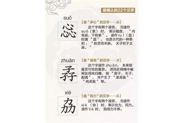 史上最难的汉字