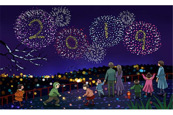 过年放烟花