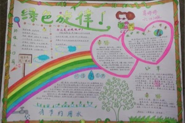 关爱地球手抄报