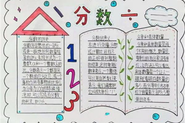 神奇的数学手抄报