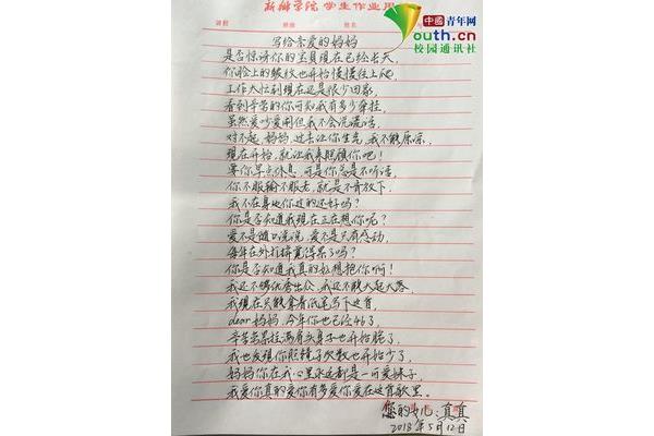 给母亲的信
