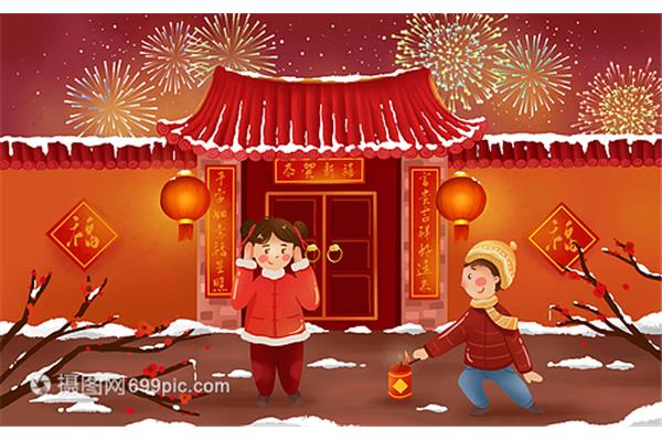 过年放烟花