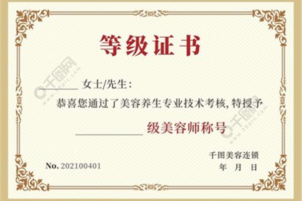 技术等级证书