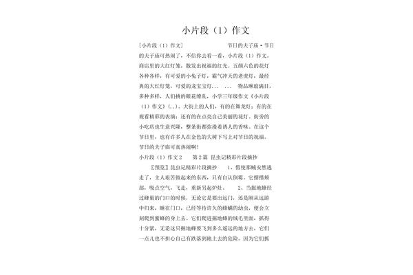 夫子庙作文
