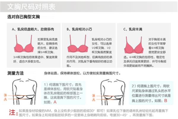 买文胸怎么选尺码