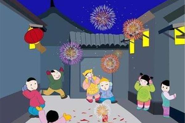 过年放烟花