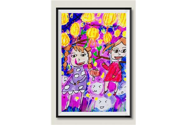 元宵创意画