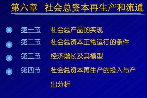 社会总产品的实现