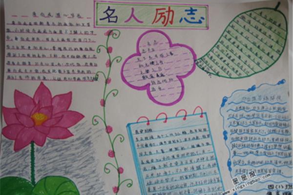 关于励志的手抄报