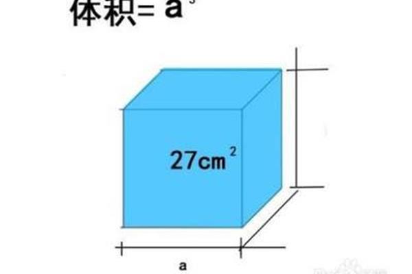 正方体体积怎么算