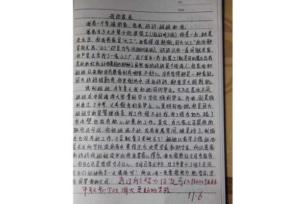 她笑了作文