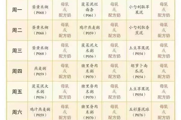 六个月辅食