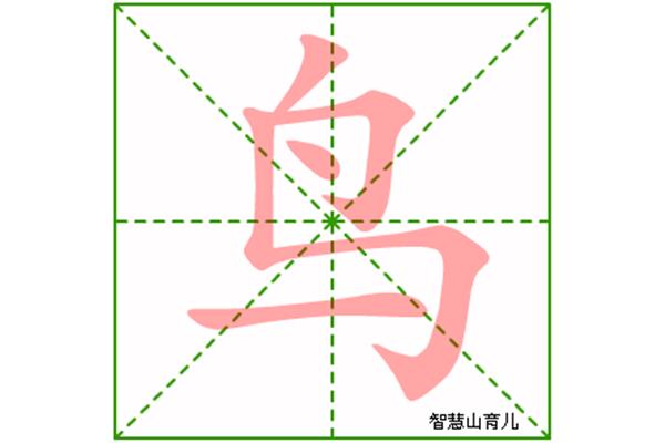 鸟字笔画顺序