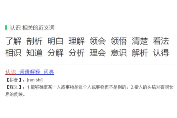 领悟的近义词