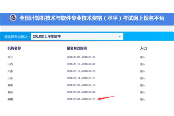软考报名时间