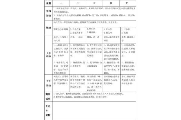 小班学期计划