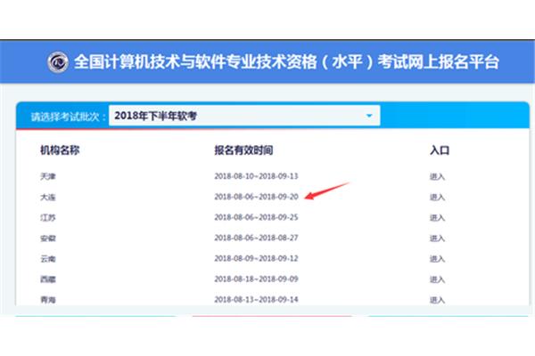 软考报名时间