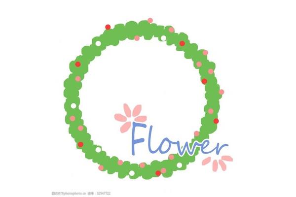 美丽的花环