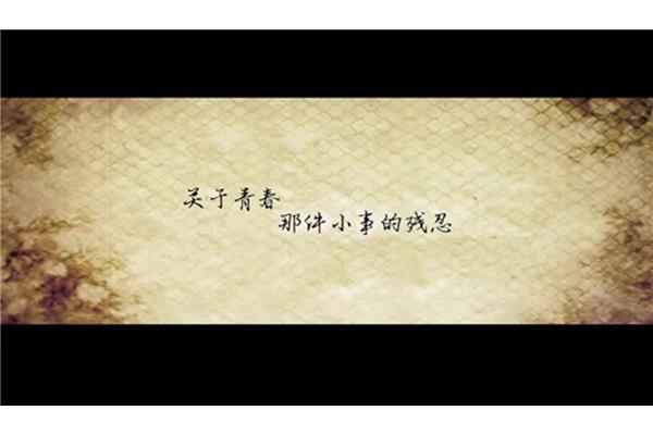 关于青春的歌词