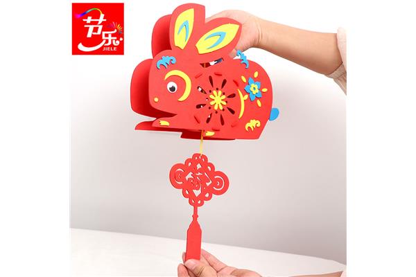 儿童手工制作花灯