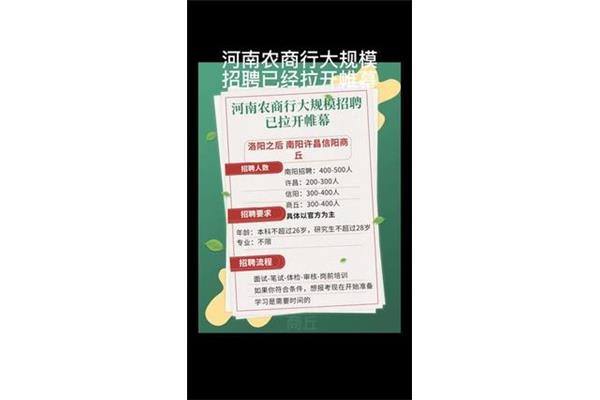 农信社招聘