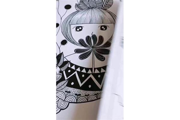 线描画儿童画