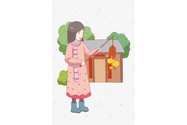 春节放鞭炮