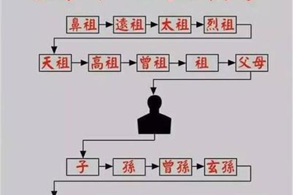 家族关系称呼大全