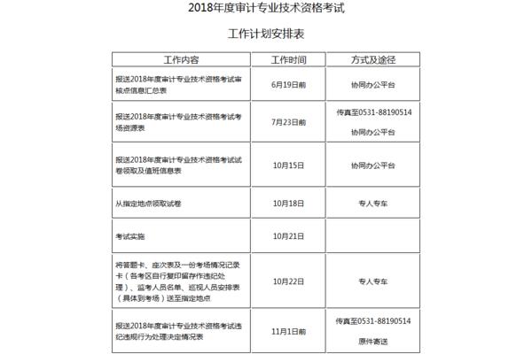 审计师报名时间
