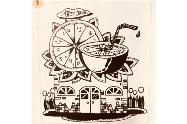 线描画儿童画