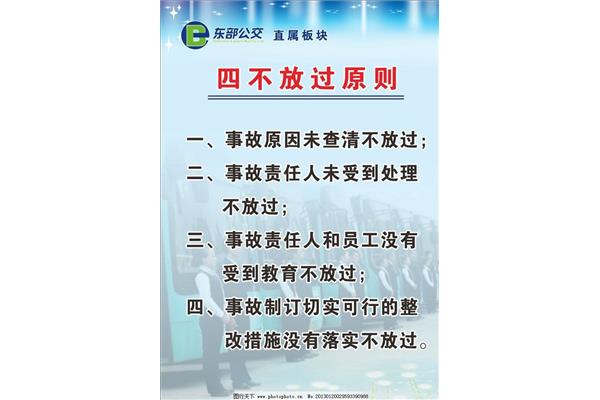 三不放过原则