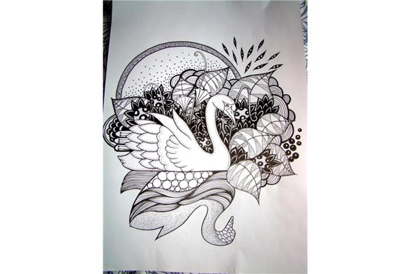 线描画儿童画